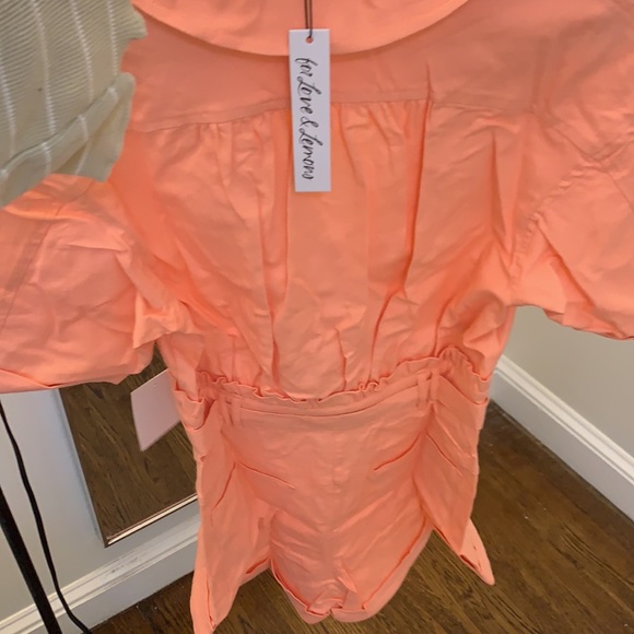 for love and lemons peach romper - Picture 5 of 7